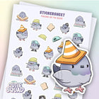 Stickersheet CutieSquad - Pigeons on the block - 1 - CutieSquad - Tidformera