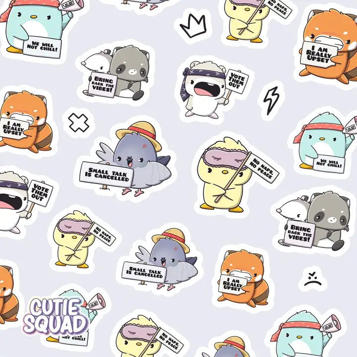 Stickersheet CutieSquad - Rebel Cuties - 2 - CutieSquad - Tidformera