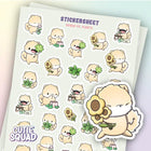 Stickersheet CutieSquad - Shiba Vs. Plants - 1 - CutieSquad - Tidformera