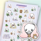 Stickersheet CutieSquad - Sleepy Pandas - 1 - CutieSquad - Tidformera