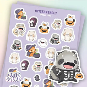 Stickersheet CutieSquad - Spooky Trail - 1 - CutieSquad - Tidformera
