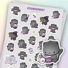 Stickersheet CutieSquad - Witch Kitty - 1 - CutieSquad - Tidformera