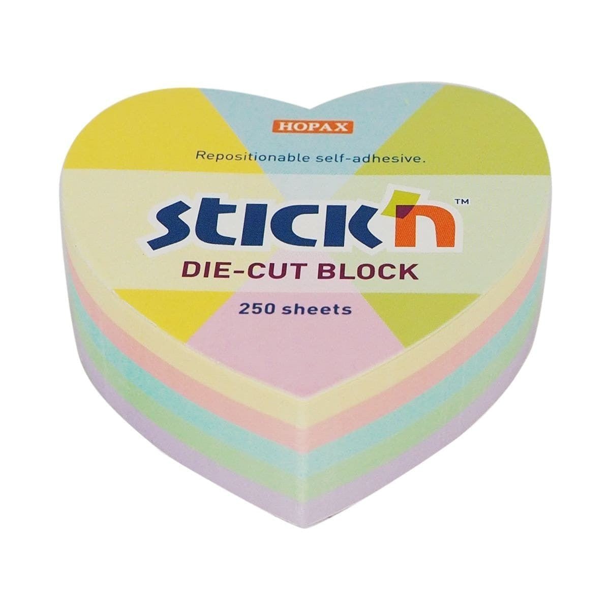 Stick'n Notisblock - Hjärta Pastell - Stick'n - Tidformera
