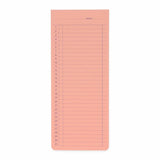 Sticky Memo Pad - Monthly - Pink - 1 - Penco - Tidformera