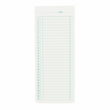 Sticky Memo Pad - Monthly - White - 1 - Penco - Tidformera