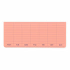 Sticky Memo Pad - Weekly - Pink - 1 - Penco - Tidformera