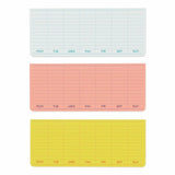 Sticky Memo Pad - Weekly - Pink - 4 - Penco - Tidformera