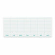 Sticky Memo Pad - Weekly - White - 1 - Penco - Tidformera
