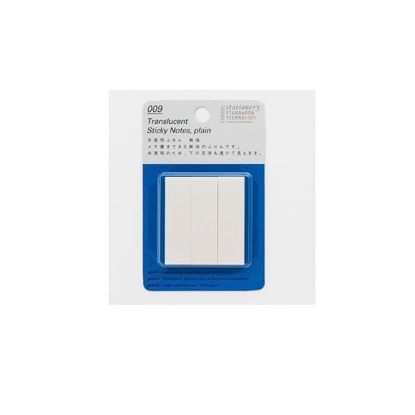 Sticky notes 009 Plain Transparent - 1,5 x 5 cm - Stálogy - Tidformera