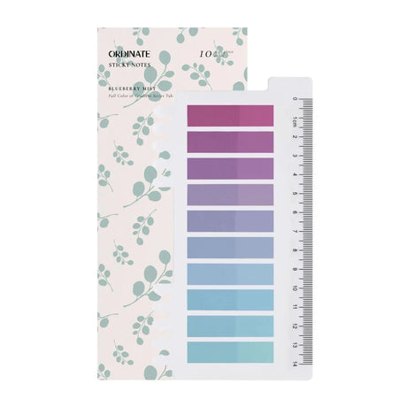 Sticky Notes 10 färger - Blueberry Mist - 1 - Ordinate - Tidformera