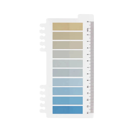 Sticky Notes 10 färger - Coastal Blue - 4 - Ordinate - Tidformera