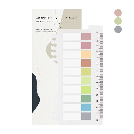 Sticky Notes 10 färger - Dreamy Garden - 1 - Ordinate - Tidformera