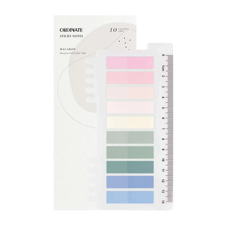Sticky Notes 10 färger - Macaron - 1 - Ordinate - Tidformera