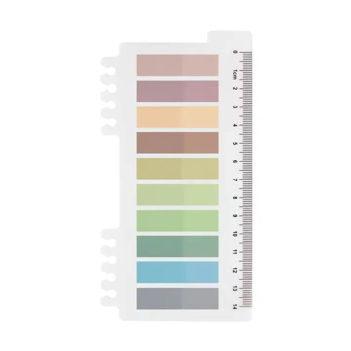 Sticky Notes 10 färger - Meadow Mist - 6 - Ordinate - Tidformera