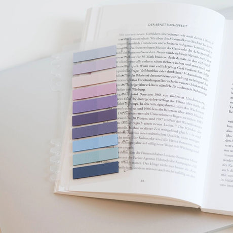 Sticky Notes 10 färger - Mystic Purple - 2 - Ordinate - Tidformera