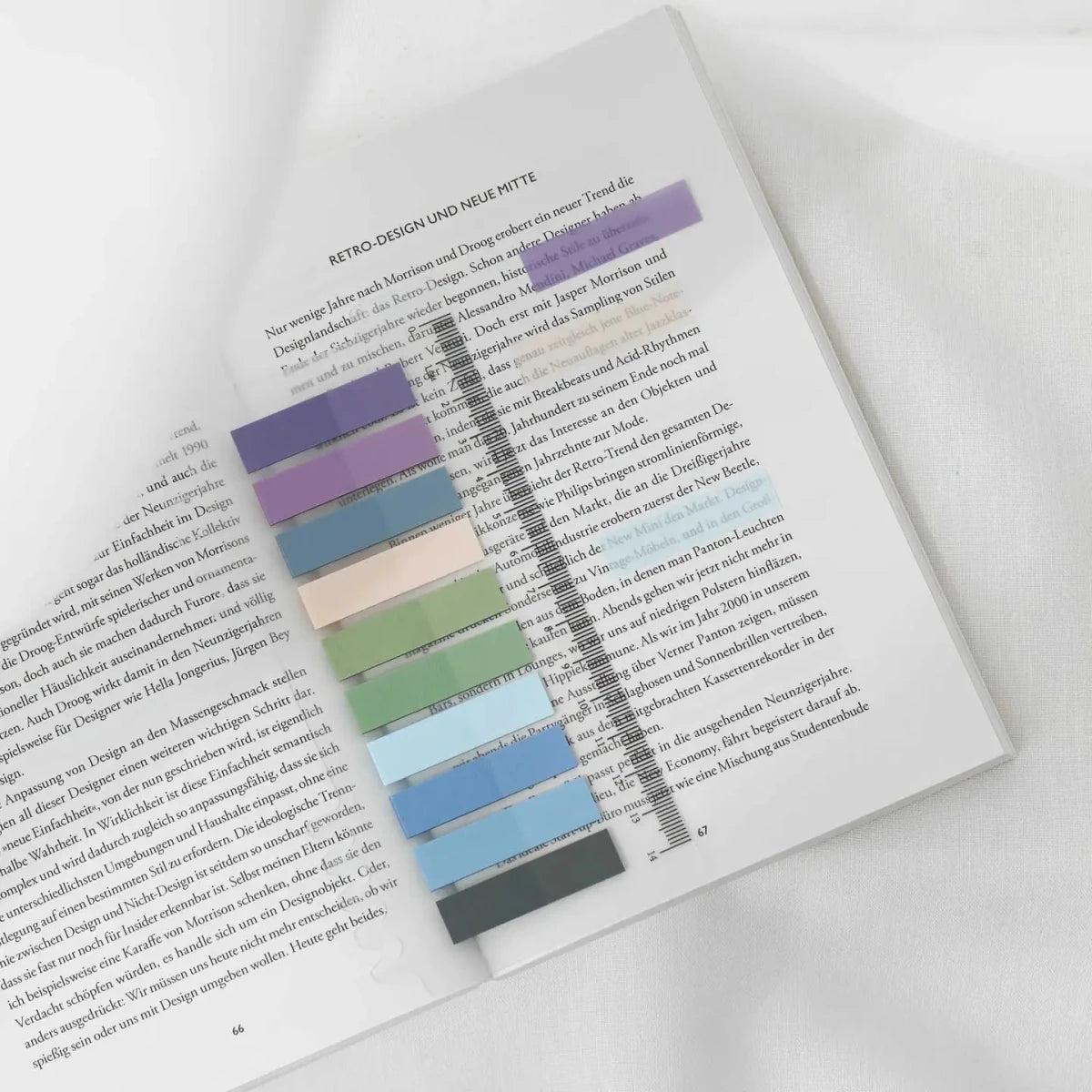 Sticky Notes 10 färger - Periwinkle - 2 - Ordinate - Tidformera