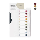 Sticky Notes 10 färger - Semicircle Design - Dusk Morandi - 1 - Ordinate - Tidformera