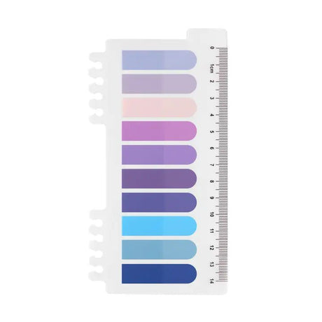 Sticky Notes 10 färger - Semicircle Design - Mystic Purple - 6 - Ordinate - Tidformera