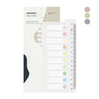 Sticky Notes 10 färger - Semicircle Design - Spring Morandi - 1 - Ordinate - Tidformera