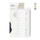 Sticky Notes 10 färger - Semicircle Design - Spring Morandi - 1 - Ordinate - Tidformera