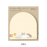 Sticky Notes Book and Cat - Midori - Tidformera