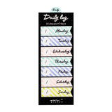 Sticky notes Journal - Daily log Stripes - 2 - Midori - Tidformera