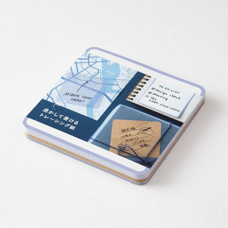 Sticky notes Pickable - Blue - 1 - Midori - Tidformera