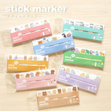 Sticky Notes Stick Marker - Long - haired cat - Mind Wave - Tidformera