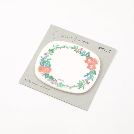 Sticky Notes Transparency Wreath - Midori - Tidformera