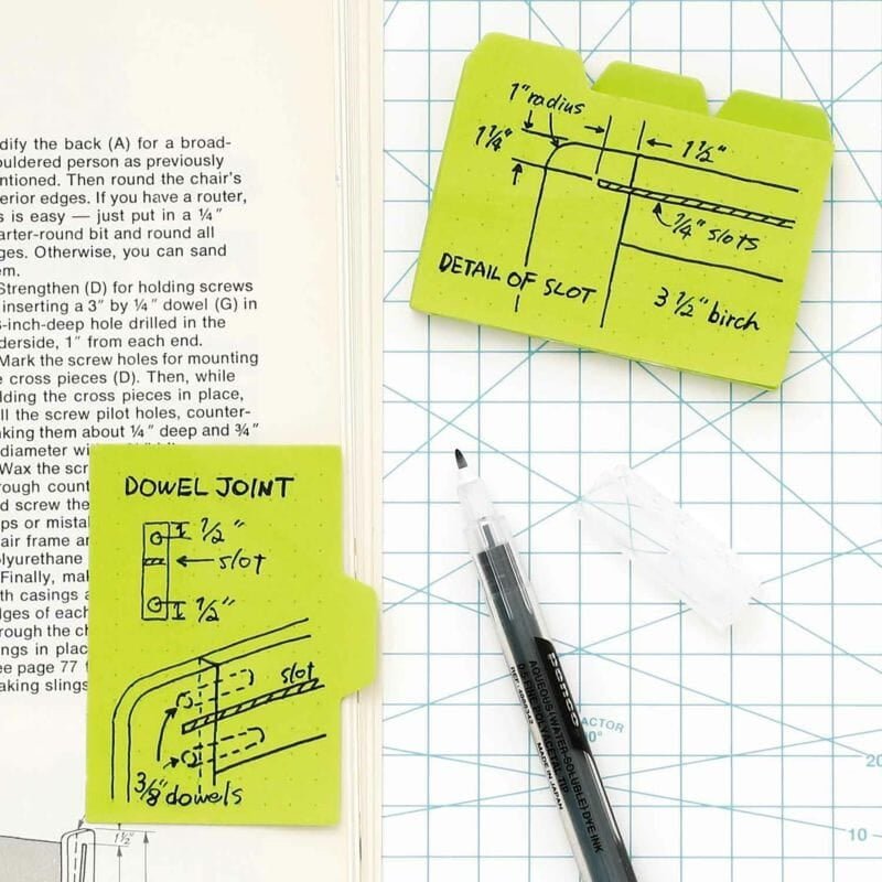 Sticky Tab - Green - 2 - Hightide - Tidformera