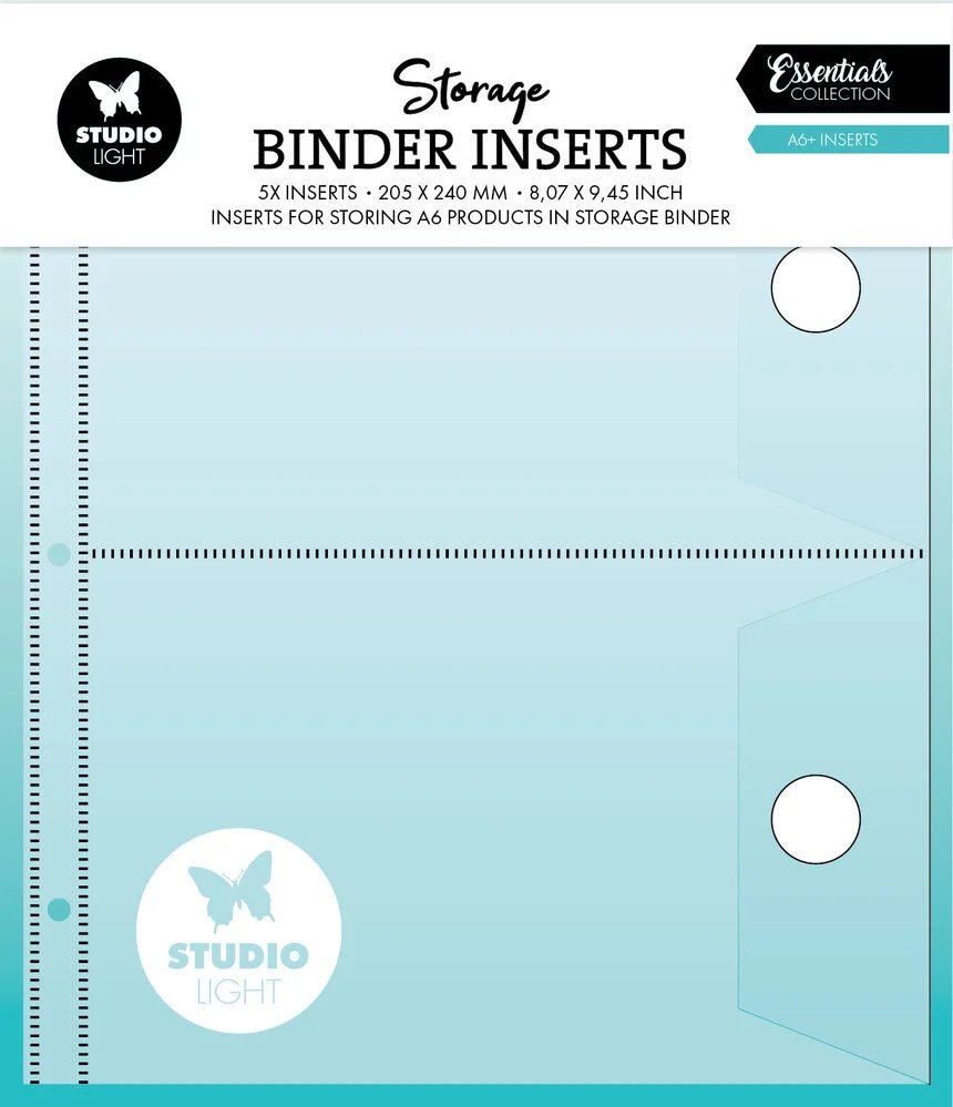 Storage Binder Inserts A6+ 5-pack – Tidformera