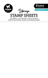 Storage Stamp Sheets A6+ 10 - pack - 1 - Studio Light - Tidformera