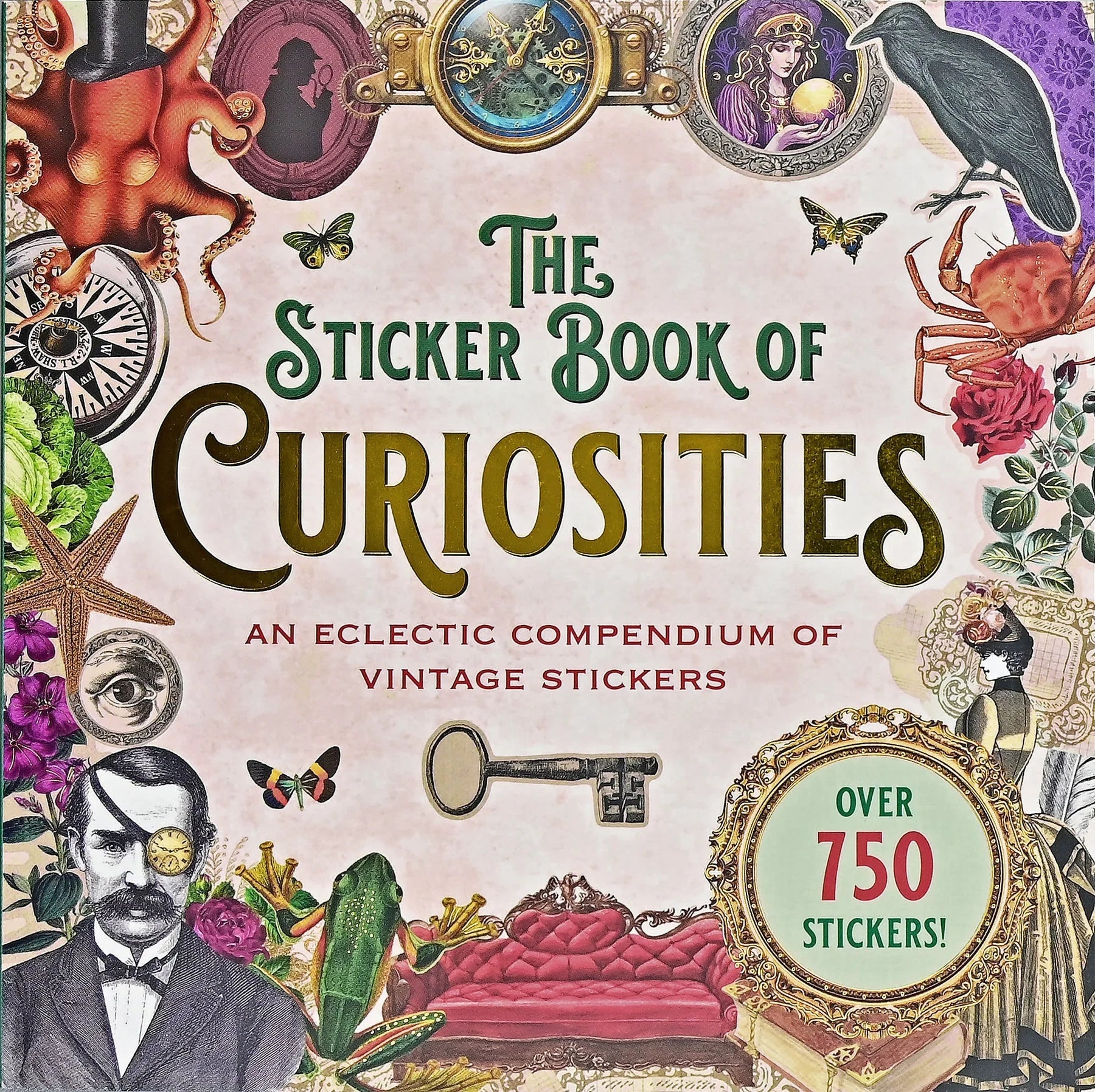 The sticker book of Curiosities! - Peter Pauper Press - Tidformera