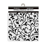 Thick Stencil 12 x 12 cm - Masquerade - Ornaments - 2 - Stamperia - Tidformera