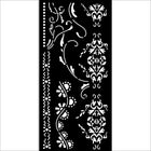 Thick Stencil 12 x 25 cm - Old Lace - Borders - 1 - Stamperia - Tidformera