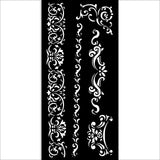 Thick Stencil 12 x 25 cm - Venice City of Art - Borders - 2 - Stamperia - Tidformera