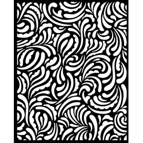 Thick Stencil 20 x 25 cm - Songs of the Sea - Texture - 1 - Stamperia - Tidformera