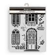 Thick Stencil 20 x 25 cm - Venice City of Art - Windows - 1 - Stamperia - Tidformera