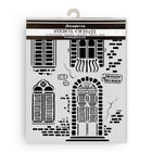 Thick Stencil 20 x 25 cm - Venice City of Art - Windows - 1 - Stamperia - Tidformera
