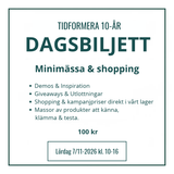 Tidformera 10 år! Dagsbiljett - Lördag 7 november - 1 - Tidformera - Tidformera