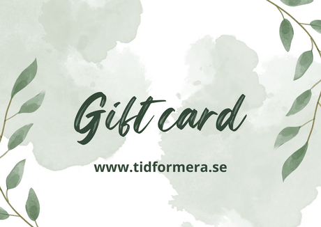 Tidformeras presentkort - Tidformera - Tidformera