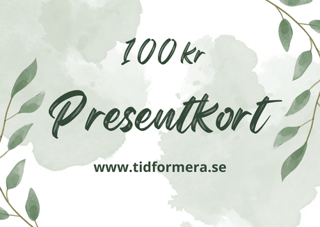 Tidformeras presentkort - Tidformera - Tidformera