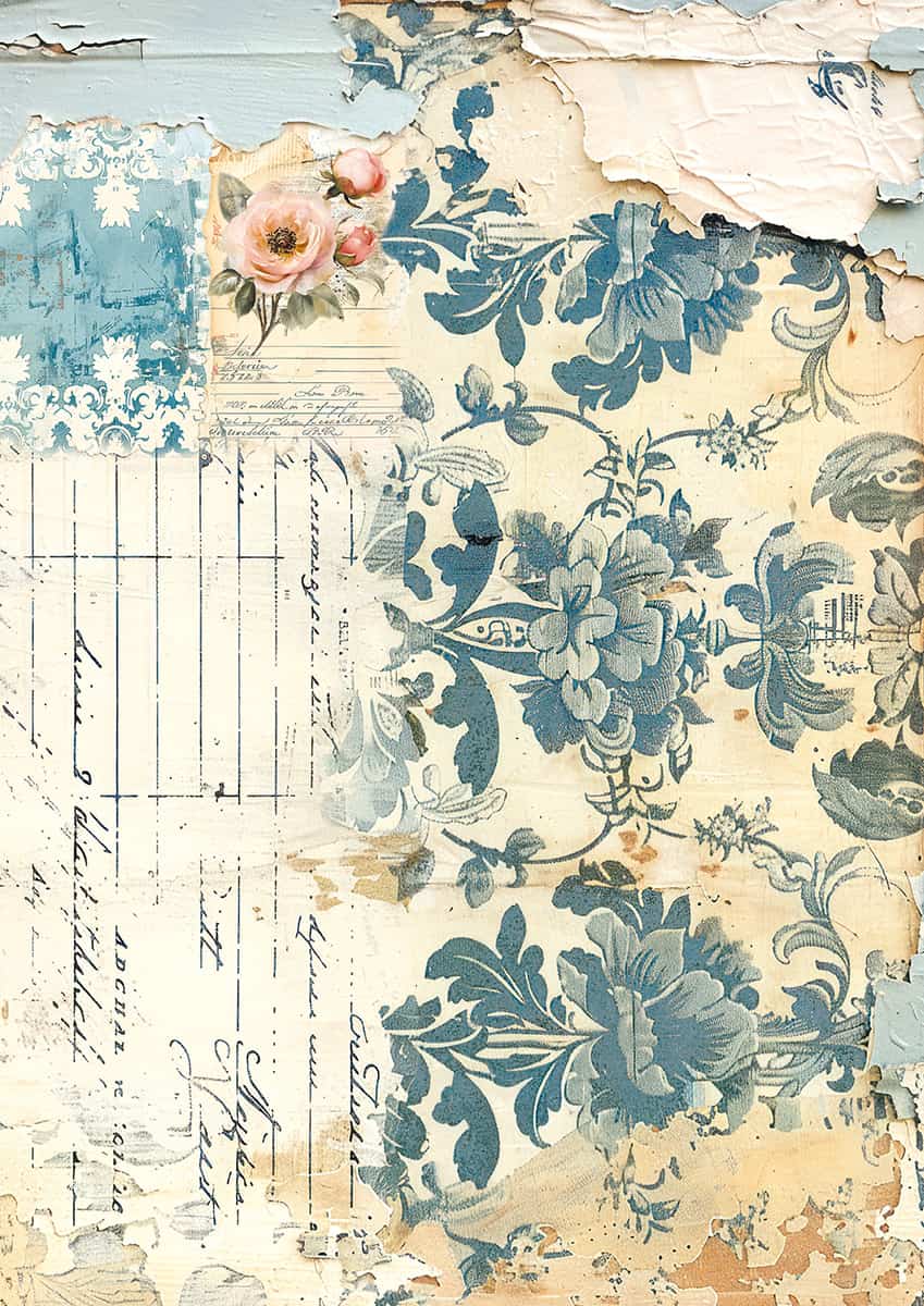 Tissue paper - A4 6 - pack - French Blue - 4 - Ciao Bella - Tidformera