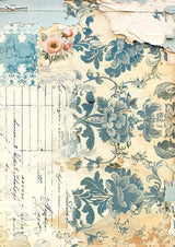 Tissue paper - A4 6 - pack - French Blue - 4 - Ciao Bella - Tidformera