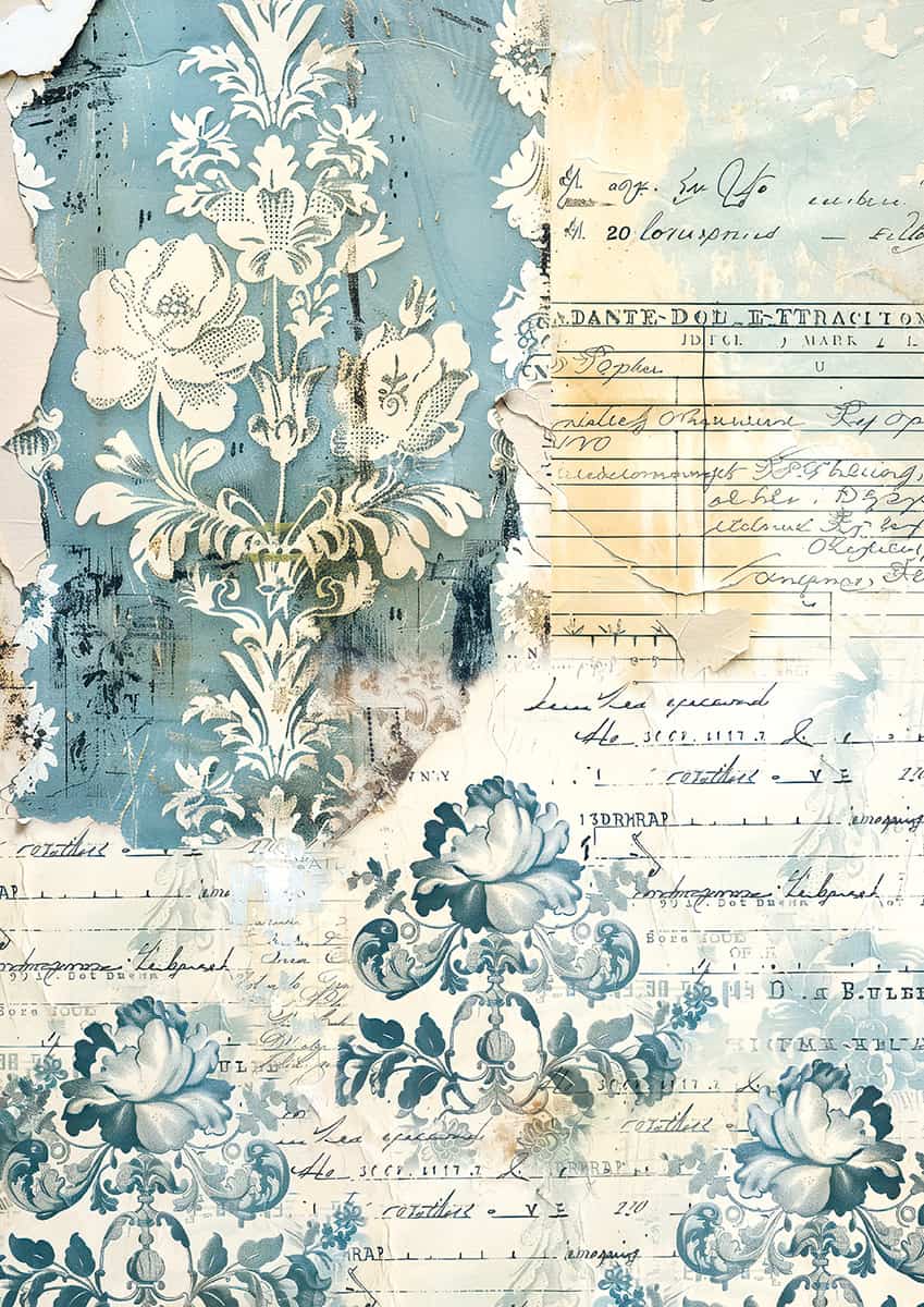 Tissue paper - A4 6 - pack - French Blue - 3 - Ciao Bella - Tidformera