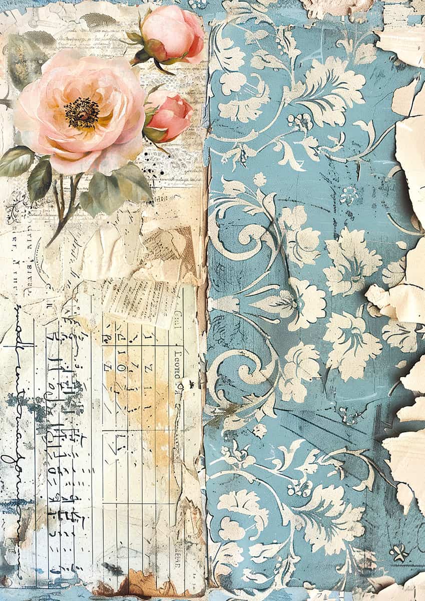 Tissue paper - A4 6 - pack - French Blue - 2 - Ciao Bella - Tidformera