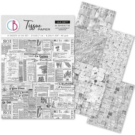 Tissue paper - A4 6 - pack - Storybook - 1 - Ciao Bella - Tidformera