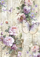 Tissue paper - A4 6 - pack - Whimsical Butterflies - 2 - Ciao Bella - Tidformera