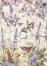 Tissue paper - A4 6 - pack - Whimsical Butterflies - 3 - Ciao Bella - Tidformera