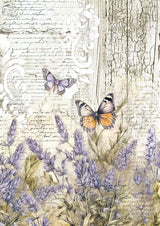 Tissue paper - A4 6 - pack - Whimsical Butterflies - 5 - Ciao Bella - Tidformera